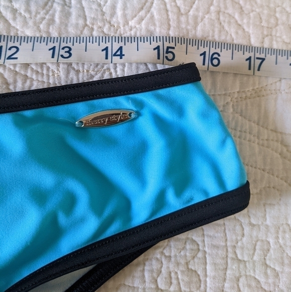 EUROPEAN Neon Bright Blue Bikini 18 / 20 plus size - Picture 8 of 10